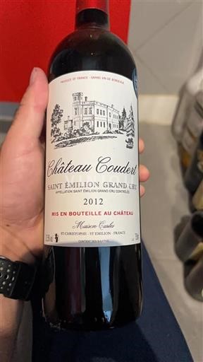 Bordeaux Saint-Émilion Grand Cru Grand Cru Château Coudert 2012
