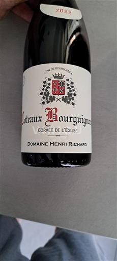 Borgogna Coteaux borgognoni Domaine Henri Richard Corvée de l'Église 2022