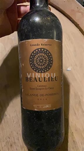 Bordeaux Lalande-de-pomerol Château Saint-Jacques La Croix Grande Réserve 2016