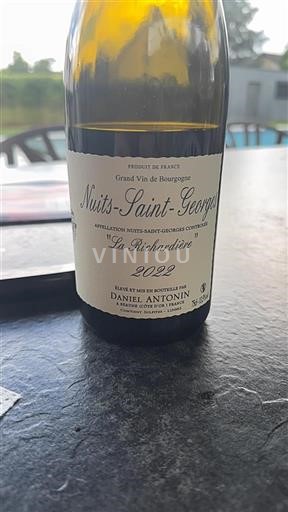 Burgundy Nuits-Saint-Georges Daniel Antonin La Richardière 2022
