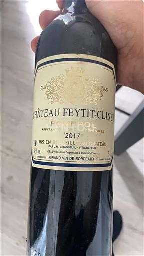 Bordeaux Pomerol Château Feytit-Clinet 2017