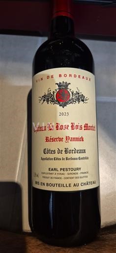 Bordeaux Côtes-de-Bordeaux Château La Rose Bois Montet Réserve Yannick 2023