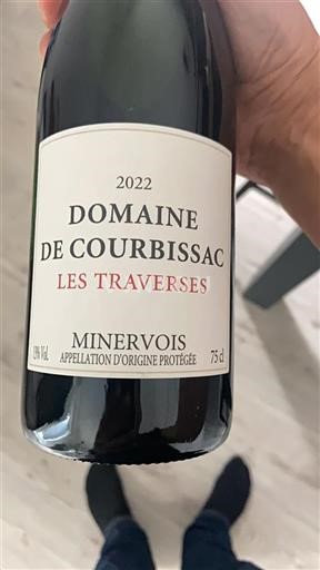 Languedoc Minervois Domaine Courbissac Les Traverses 2022