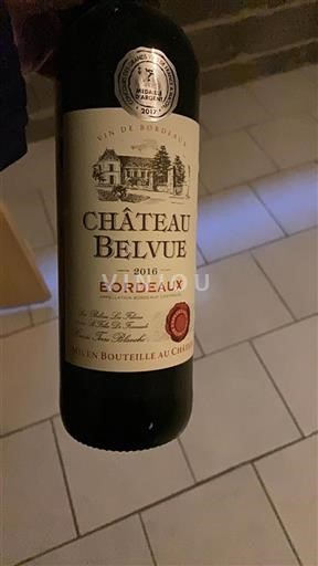 Bordeaux Château Belvue Terre Blanche 2016