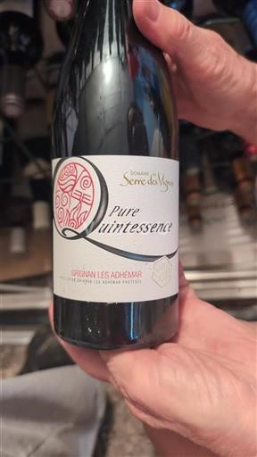 Rhône Valley Grignan-les-Adhémar Domaine Serre des Vignes Pure Quintessence 2021