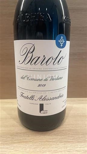 Piemonte Barolo Fratelli Alessandria del Comune di Verduno 2019