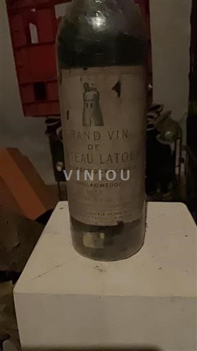 Bordeaux Pauillac Château Latour 1955
