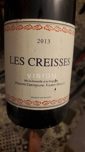 Linguadoca Non specificato Philippe Chesnelong Les Creisses 2013