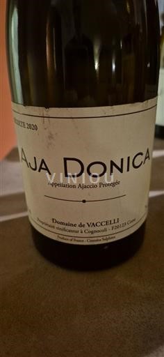 Korsika Ajaccio Domaine VACCELLI AJA DONICA 2020
