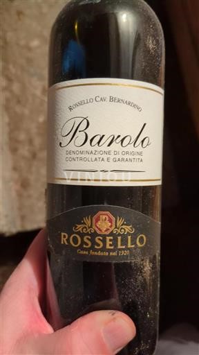 Piemonte Barolo Rossello Cav. Bernardino 2017