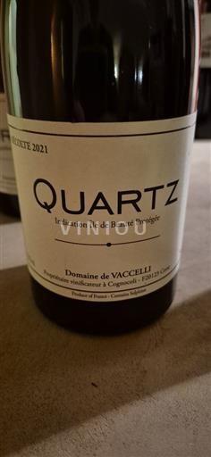 Corse Île de Beauté Domaine Vaccelli Quartz 2021