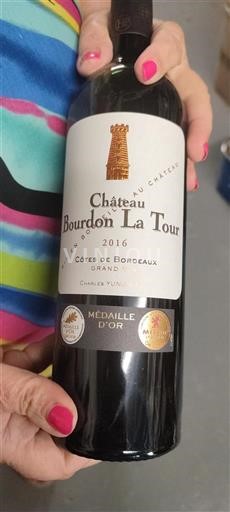 Bordeaux Côtes-de-Bordeaux Château Bourdon La Tour 2016