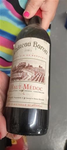 Bordeaux Haut-Médoc Château Baron 1984