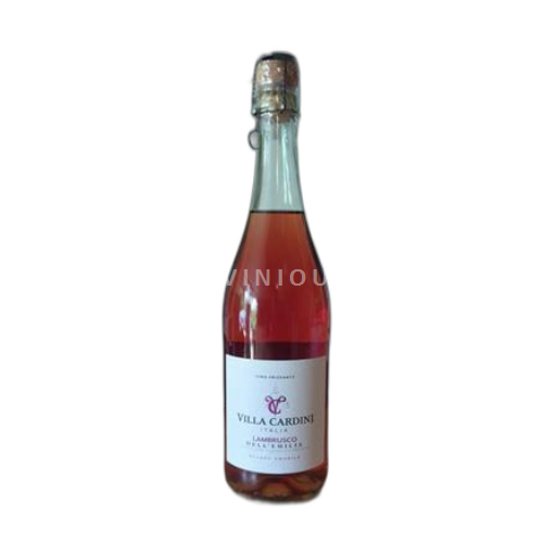 Vin Effervescent Rosé sec Villa Cardini Non millésimé Italie Emilie-Romagne Lambrusco DOC