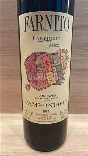 Toscana Carpineto Farnito Camponibbio 2015