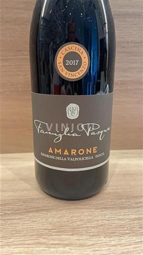 Benátsko Amarone della Valpolicella Famiglia Pasqua Cascina San Vincenzo 2017