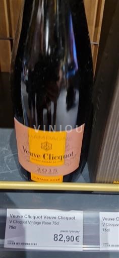 Champanhe Veuve Clicquot Vintage Rosé 2015
