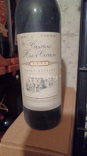 Bordeaux Saint-Estèphe Cru Bourgeois Château Haut Coteau 1996