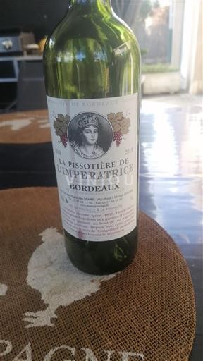 Bordeaux Vignobles Soum La Pisotière de l'Impératrice 2018