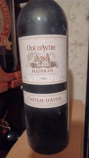 Sudoeste Madiran Château Aydie Odé d'Aydie 1998