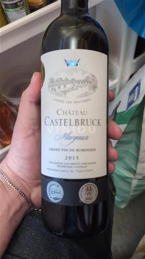 Burdeos Margaux Château Castelbruck Les Bruyères 2015
