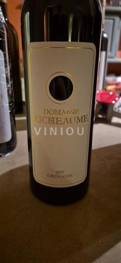 Provence, dolina spodnjega Rôna, Korzika Ni doloceno Domaine Richeaume Grenache 2021