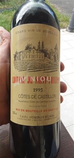 Bordeaux Unspecified Château Saint-Philippe 1995