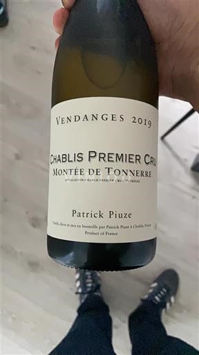 Bourgogne Chablis Premier Cru Patrick Piuze Montée de Tonnerre 2019