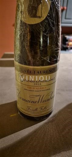 Alsasko Grand Cru Domaine Weinbach Laurence 2018