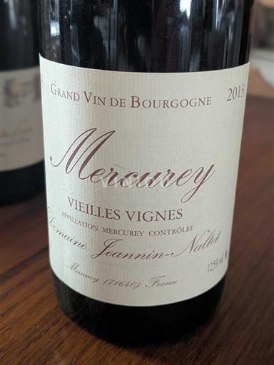 Bourgondië Mercurey Domaine Jeannin-Naltet Vieilles Vignes 2013
