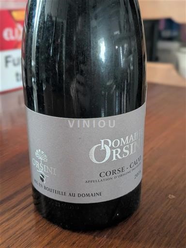 Corsica Calvi Domaine Orsini 2018