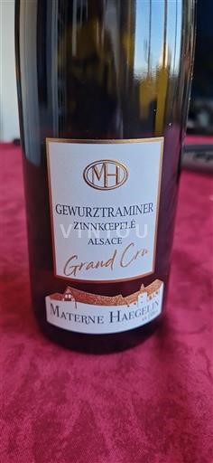 Alsace Alsace Grand Cru Grand Cru Materne Haegelin et fils Zinnkoepflé 2018
