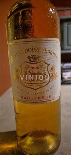 Bordeaux Sauternes Grand Cru Château Doisy-Védrines 2006