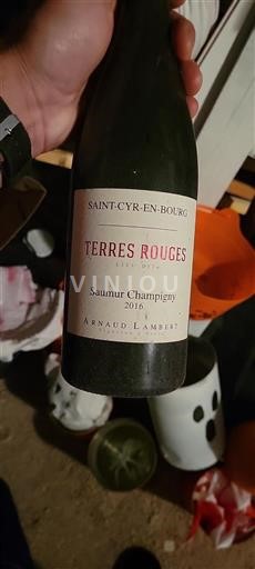 Vallée de la Loire Saumur-champigny Arnaud Lambert Terres Rouges 2016