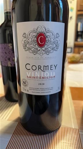 Bordeaux Saint-Émilion Clos Cormey 2020