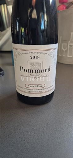 Borgonha Pommard Alain Billard 2018