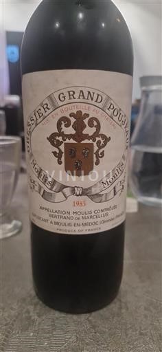 Bordeaux Moulis-en-Médoc Château Gressier Grand Poujeaux 1983