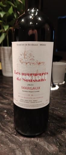 Bordeaux Margaux Soussans Les murmures 2021