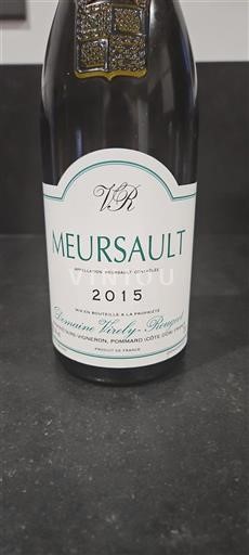 Bourgondië Meursault Domaine Virely-Rougeot 2015