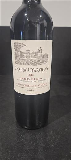 Bordeaux Haut-Médoc Château Arvigny 2012