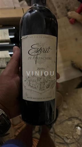 Bordeaux Château Parenchère Esprit 2010
