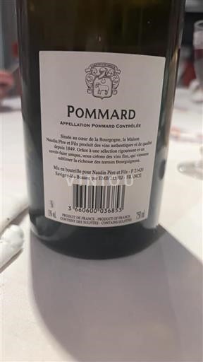 Bourgondië Pommard Naudin Père et Fils 2022