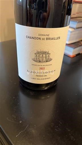 Burgundsko Aloxe-Corton Premier Cru Domaine Chandon de Briailles Les Valozières 2022