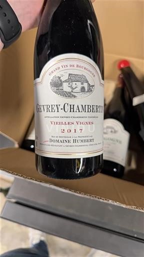 Borgonha Gevrey-chambertin Domaine Humbert Vieilles Vignes 2017