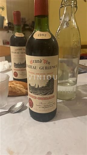 Bordeaux Saint-Émilion Château Guillemot 1982