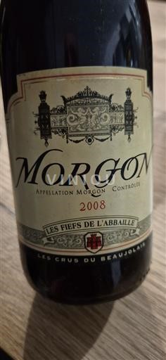 Beaujolais Morgon Les Fiefs de l'Abaille 2008