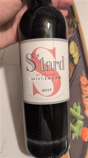 Bordeaux Saint-Émilion Soutard S'tard 2017