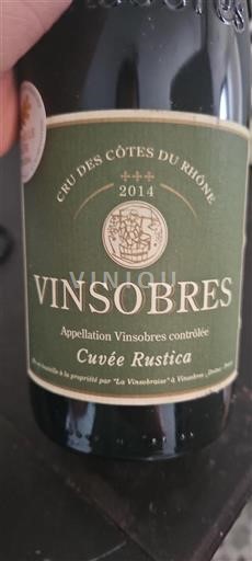 Valle del Rodano Vinsobres La Vinsobraise Rustica 2014