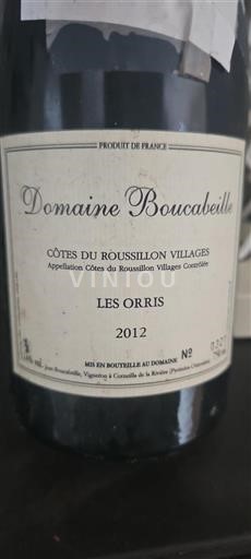 Roussillon Côtes du Roussillon Villages Domaine Boucabeille Les Orris 2012