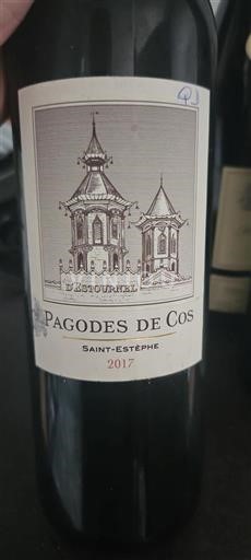 Bordeaux Saint-Estèphe Cos Estournel Pagodes de Cos 2017